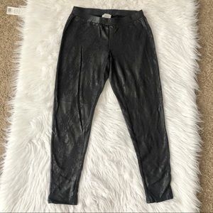 Ambar black metallic leggings, small